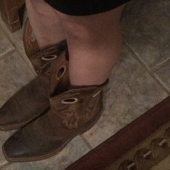 Ariat cowboy boots with spur ledge -Brown - 7.5 D - Picture 7 of 7